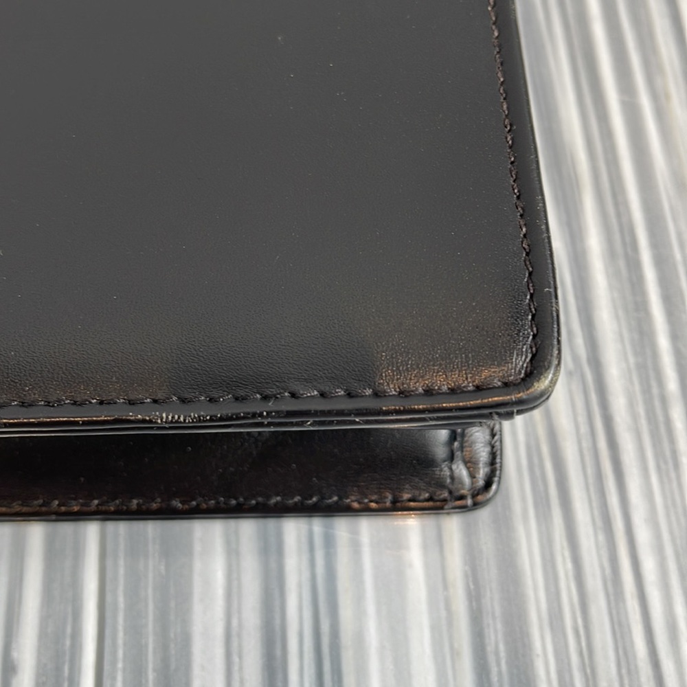 Authentic Tiffany Black Leather Briefcase - Picture 8 of 9